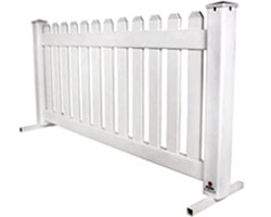 Plastic Picket Fencing